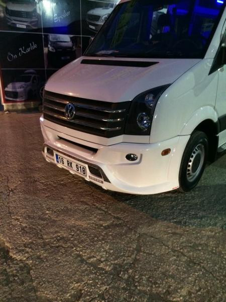 Купити Передній бампер 2012-2025 (Sport-3, під фарбування) для Volkswagen Crafter рр