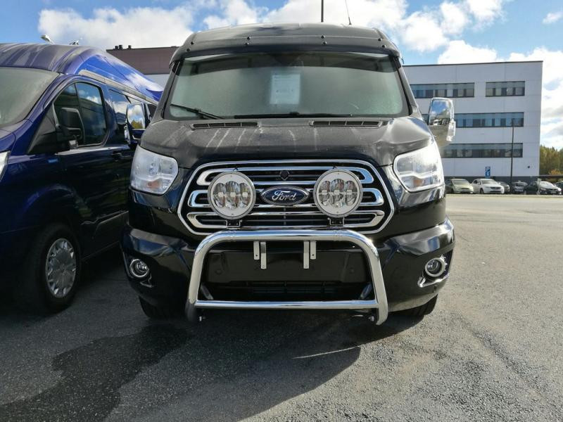 Купить Козырек на лобовое стекло (черный глянец, 5мм) для Ford Transit 2014- гг