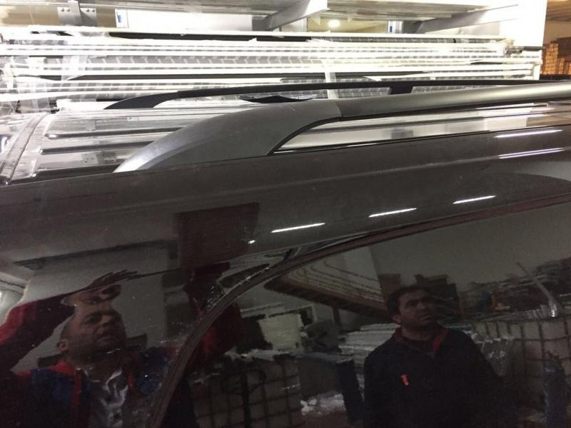 Купить Рейлинги черные ELITE (пласт. ножки) Короткая база (SHORT) для Mercedes Vito/V-class W447 2014- гг