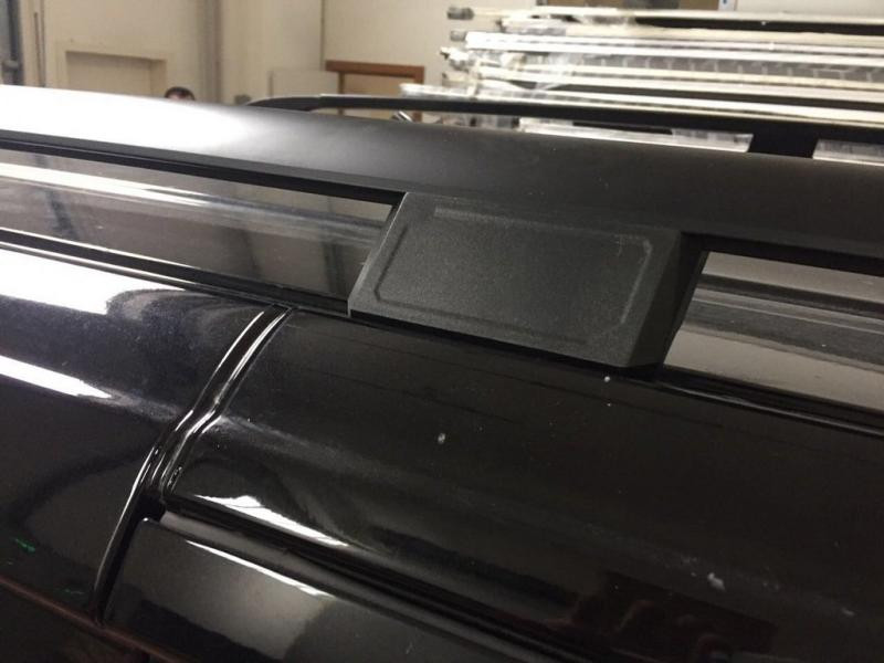 Купить Рейлинги черные ELITE (пласт. ножки) Длинная база (EXTRALONG) для Mercedes Vito/V-class W447 2014- гг