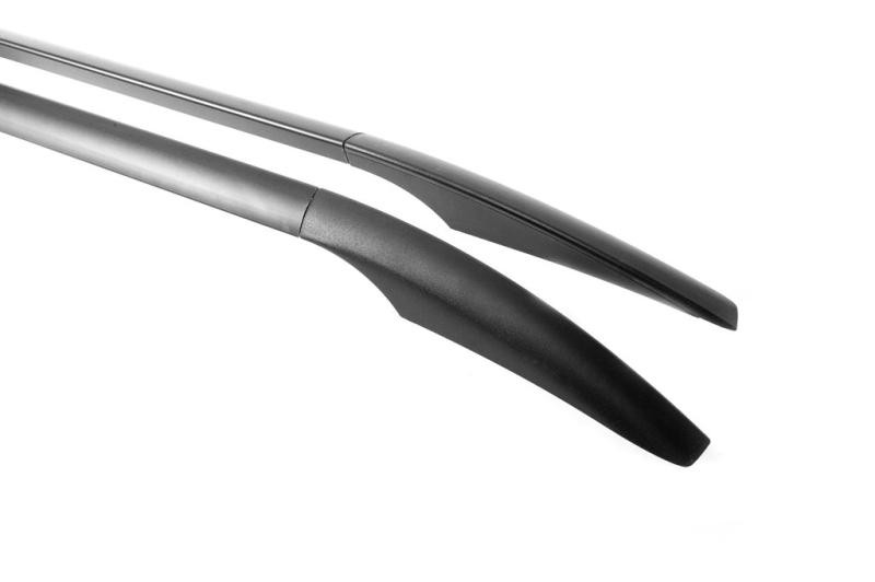 Купить Рейлинги черные CAN Оригинальный дизайн (металл. ножки) Средняя база (LONG) для Mercedes Vito/V-class W447 2014- гг