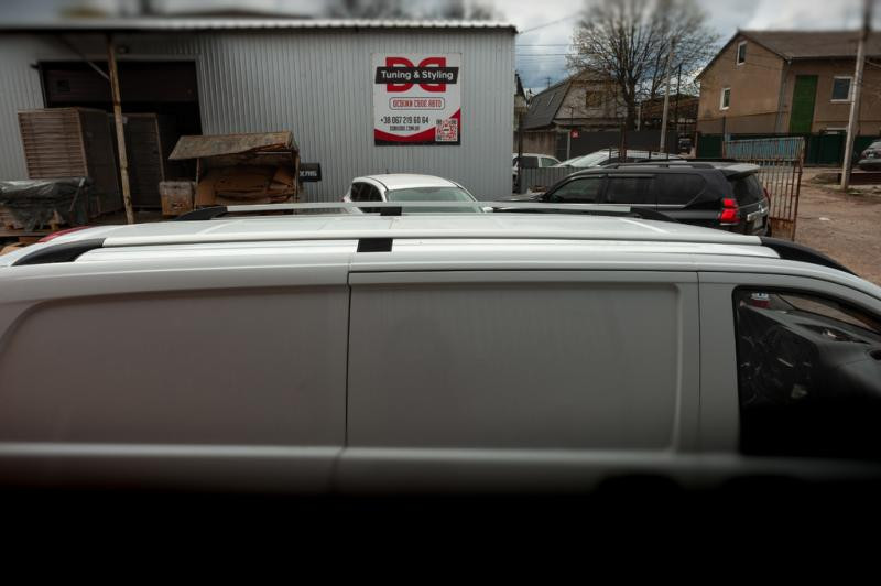 Купити Рейлінги ELITE Хром (пласт. ніжка) Коротка база (Short, Compact) для Mercedes Vito / V-class W447 2014- рр