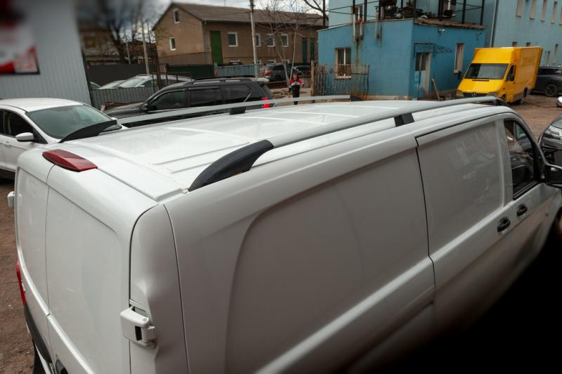 Купити Рейлінги ELITE Хром (пласт. ніжка) Довга база (ExtraLong) для Mercedes Vito / V-class W447 2014- рр