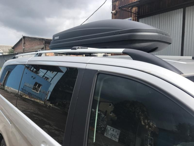 Купити Рейлінги Хром CAN Оригінальний дизайн (метал. ніжки) Коротка база (SHORT) для Mercedes Vito / V-class W447 2014- рр