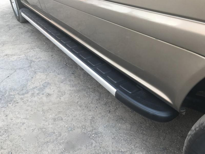 Купить Боковые пороги Duru (2 шт., алюминий) Длинная база для Mercedes Viano 2004-2014 гг