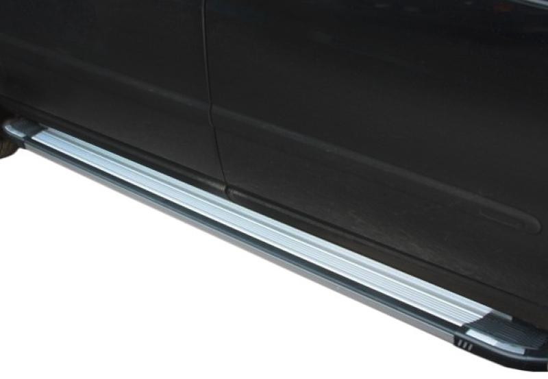 Купити Бокові пороги Rainbow (2 шт., Алюміній) Довга база для Mercedes Viano 2004-2014 рр