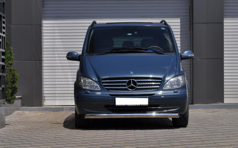 Купить Губа нижняя ST008 (нерж) 2004-2010, 42мм для Mercedes Vito W639