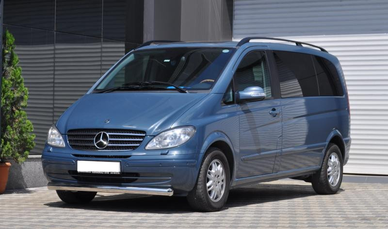 Купить Губа нижняя ST008 (нерж) 2004-2010, 42мм для Mercedes Vito W639