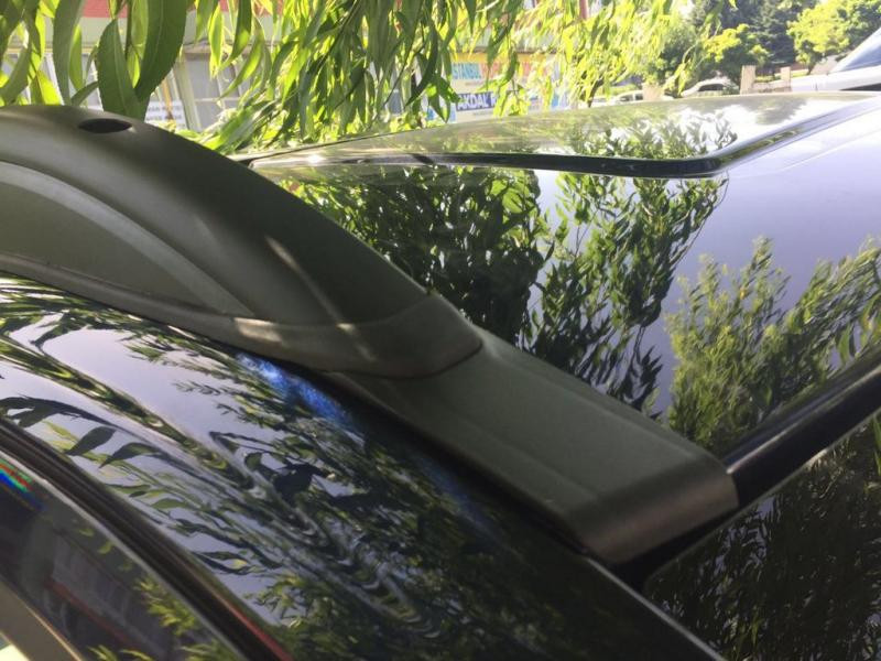 Купить Рейлинги черные Skyport (сплошной метал) Средняя база (LONG) для Mercedes Viano 2004-2014 гг