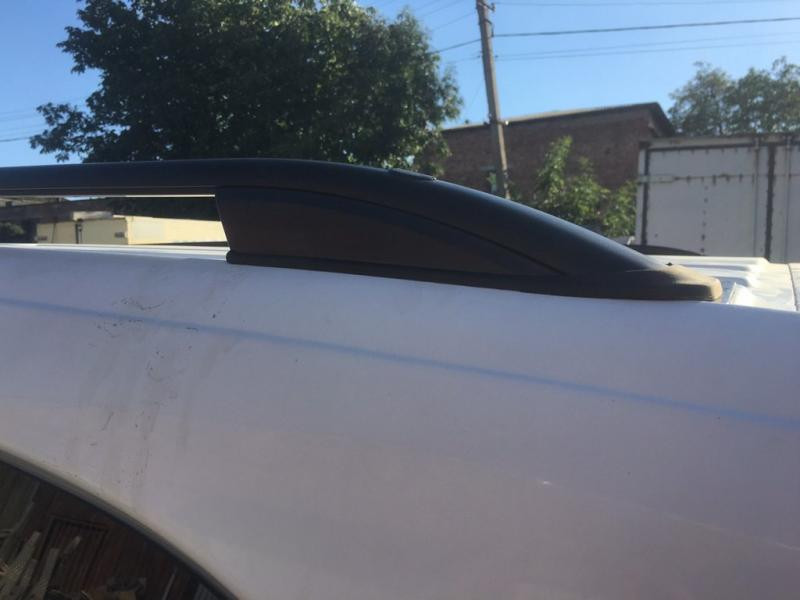 Купить Рейлинги черные Skyport (сплошной метал) Длинная база (EXTRALONG) для Mercedes Viano 2004-2014 гг