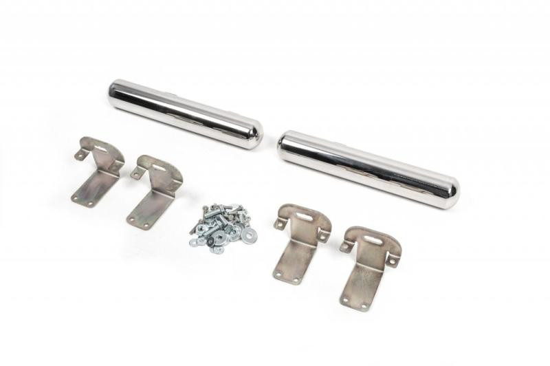 Купить Боковые трубы за задним колесом (2 шт, нерж) Короткая база, 60мм для Volkswagen Crafter 2006-2016 гг