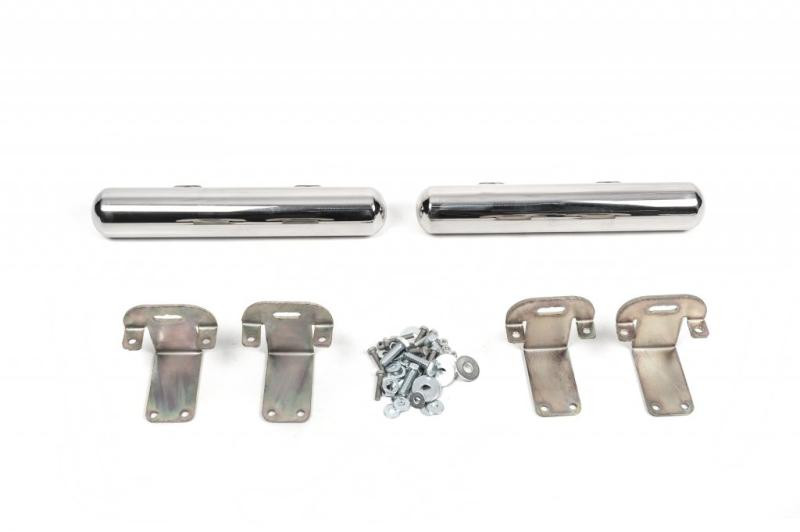 Купить Боковые трубы за задним колесом (2 шт, нерж) Средняя база, 60мм для Mercedes Sprinter W907/W910 2018- гг