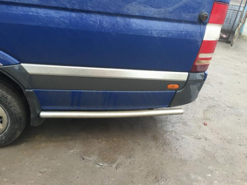 Купити Бічні труби за заднім колесом (2 шт., нерж) Long база, 60мм для Mercedes Sprinter W907/W910 2018- рр