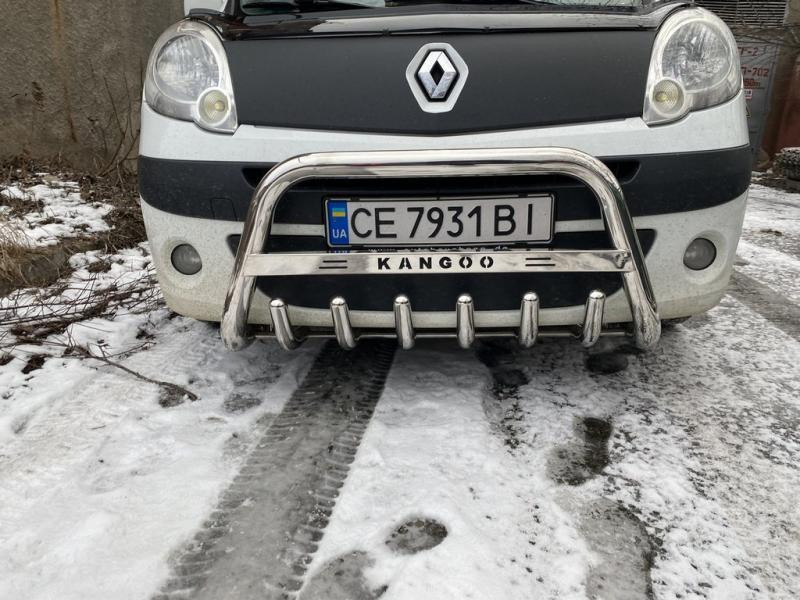 Купити Кенгурятник WT003/004 (нерж.) без напису, 60 мм для Renault Kangoo 2008-2020 рр