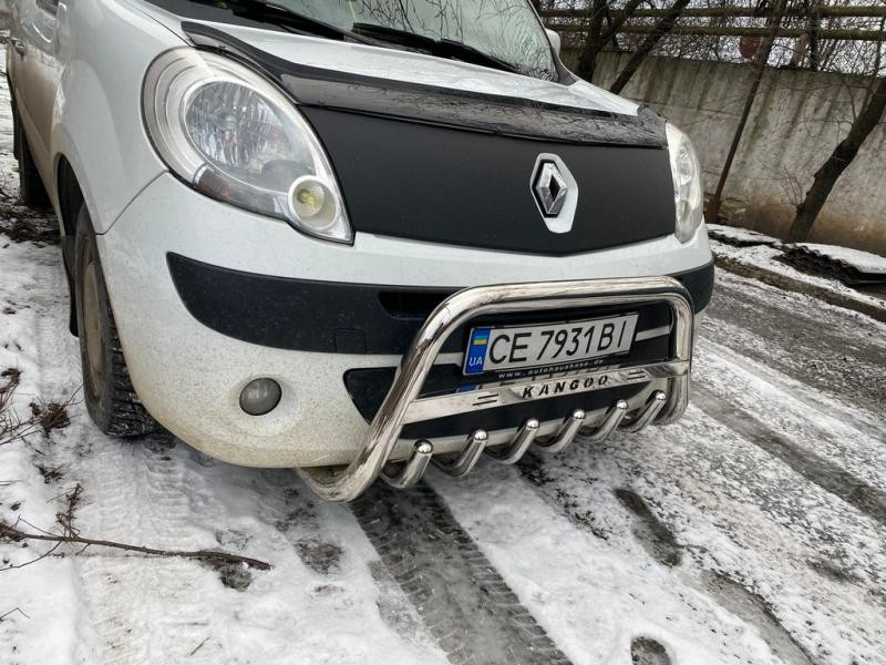 Купити Кенгурятник WT003/004 (нерж.) без напису, 60 мм для Renault Kangoo 2008-2020 рр
