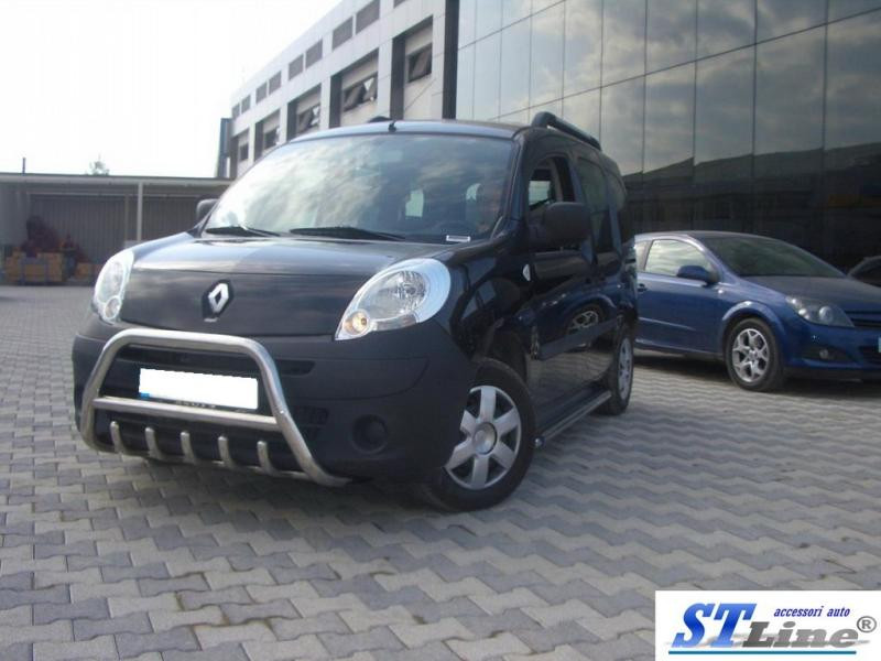 Купити Кенгурятник WT003/004 (нерж.) без напису, 51 мм для Renault Kangoo 2008-2020 рр