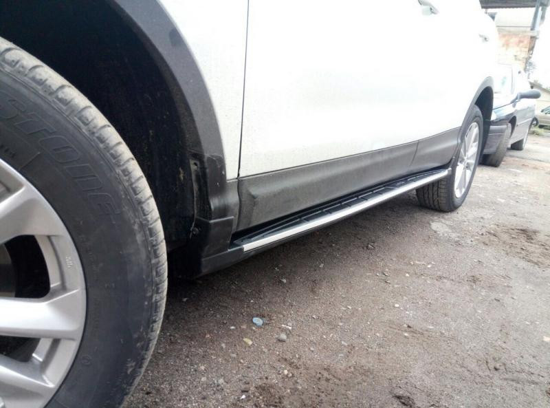 Купити Бокові пороги Оригінал V2 (2 шт) для Nissan Qashqai/Rogue Sport 2014-2021 рр