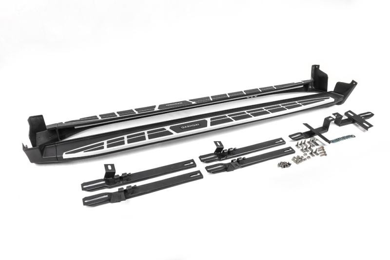 Купити Бокові пороги Оригінал V2 (2 шт) для Nissan Qashqai/Rogue Sport 2014-2021 рр