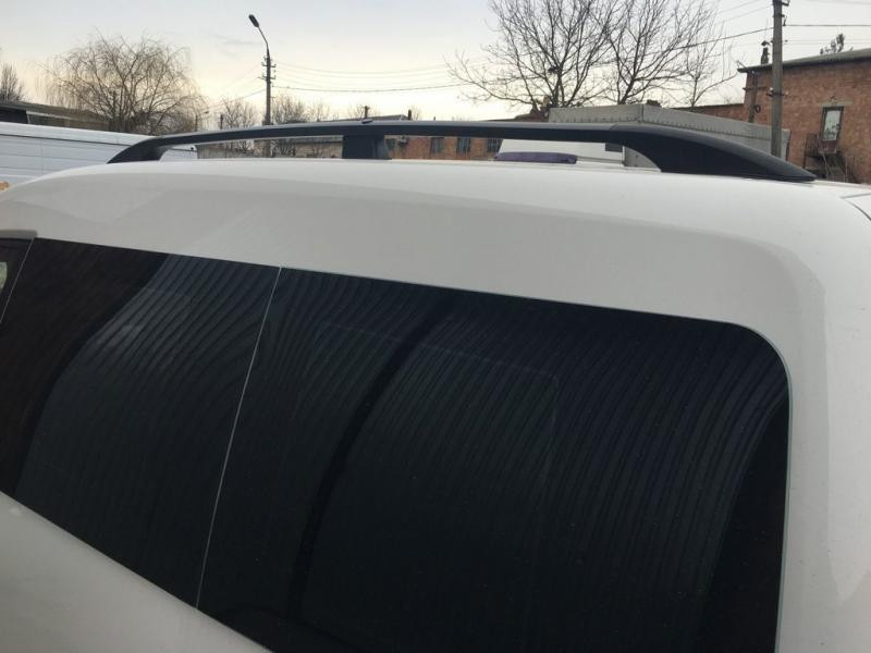 Купити Рейлінги чорні Максі база, Пластикові ніжки для Volkswagen Caddy 2010-2015 рр