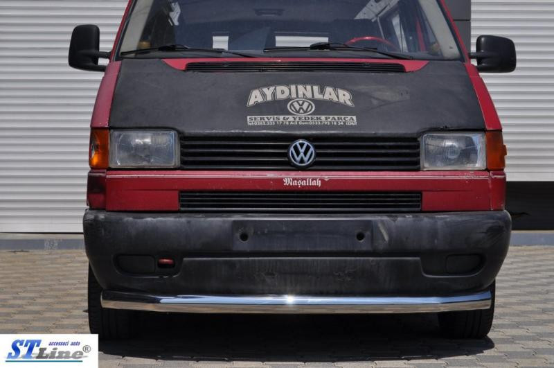 Купить Нижняя одинарная губа ST008 (нерж) 60мм для Volkswagen T4 Caravelle/Multivan