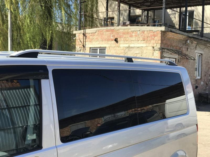 Купити Рейлінги CROWN (сірий мат) Коротка база для Volkswagen T6