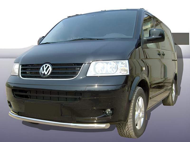 Купити Нижня одинарна губа (нерж) 60 мм для Volkswagen T5 Caravelle 2004-2010 рр
