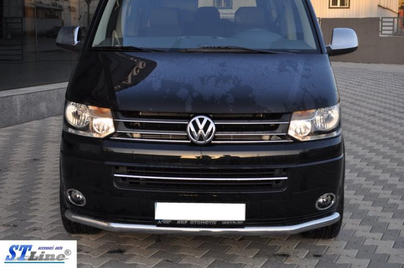 Купити Нижня одинарна губа (нерж) 60 мм для Volkswagen T5 2010-2015 рр