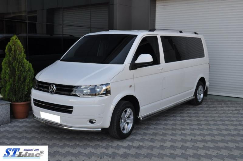 Купить Нижняя одинарная губа ST008 (нерж) 51 мм для Volkswagen T5 2010-2015 гг