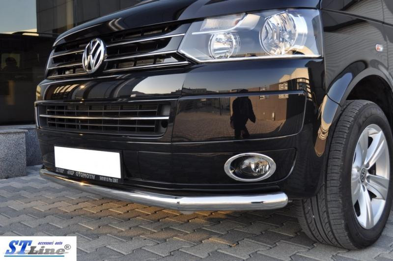 Купить Нижняя одинарная губа ST008 (нерж) 51 мм для Volkswagen T5 2010-2015 гг