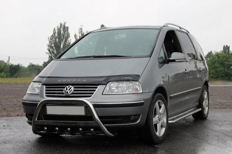 Купить Кенгурятник WT004 (нерж) 60 мм для Volkswagen Sharan 1995-2010 гг