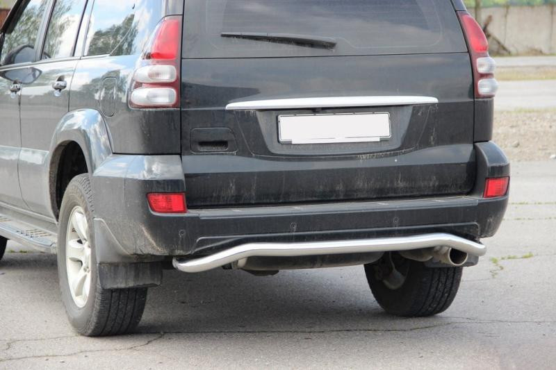 Купити Задній захист AK008 для Toyota Land Cruiser Prado 120