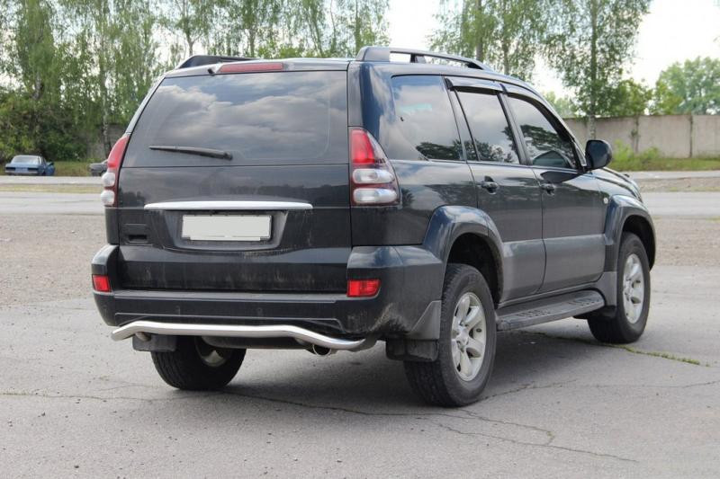Купити Задній захист AK008 для Toyota Land Cruiser Prado 120