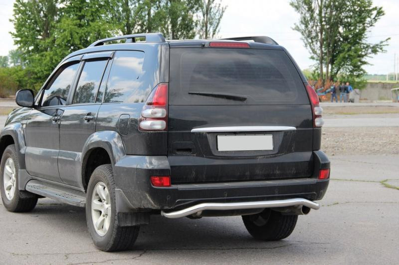 Купити Задній захист AK008 для Toyota Land Cruiser Prado 120