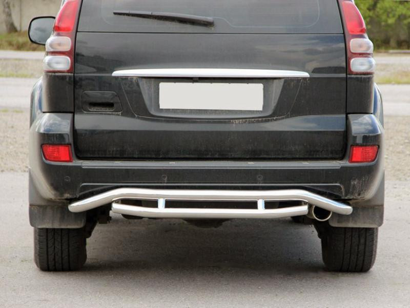 Купити Задній захист AK008-1 для Toyota Land Cruiser Prado 120