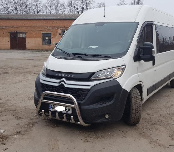 Купити Передня дуга WT003 (нерж.) для Opel Movano 2021- рр