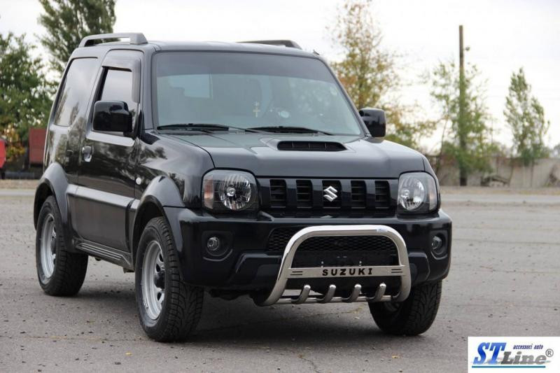 Купити Кенгурятник QT006 (нерж) для Suzuki Jimny 1998-2018 рр