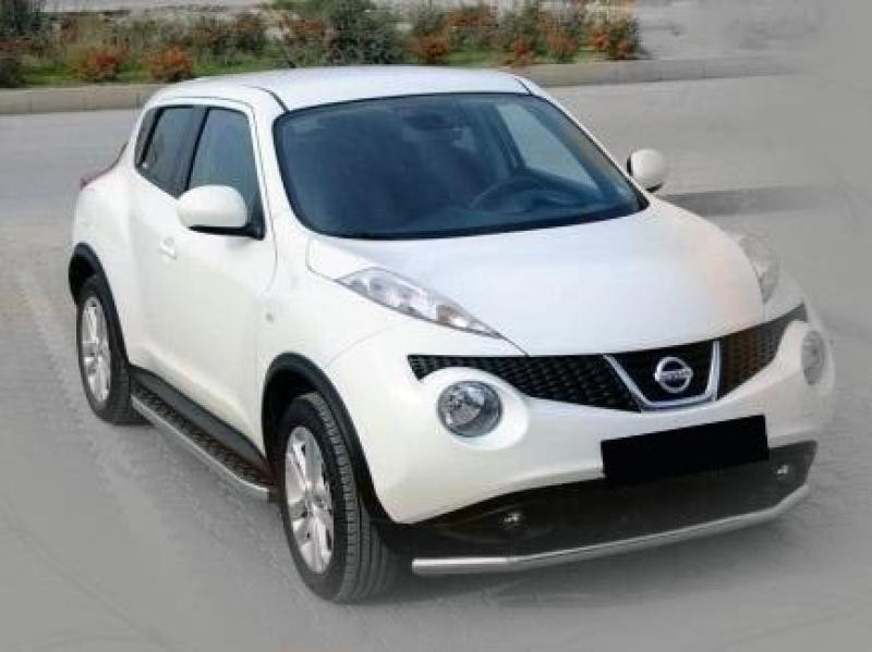 Купить Передняя защита ST008-2 (нерж) для Nissan Juke 2010-2019 гг