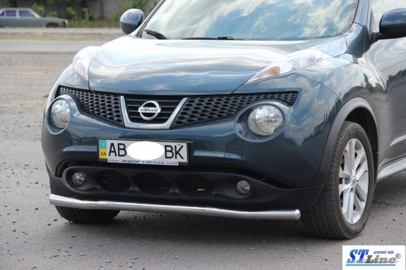 Купить Передняя защита ST008-2 (нерж) для Nissan Juke 2010-2019 гг