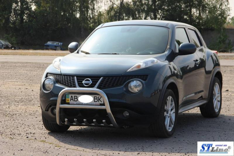 Купити Кенгурятник QT012 (нерж) для Nissan Juke 2010-2019 рр