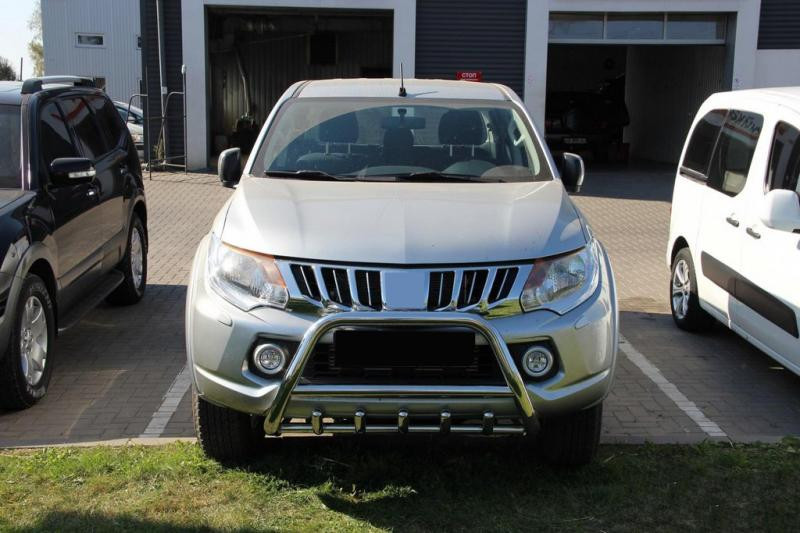 Купити Кенгурятник WT003 (нерж) для Mitsubishi L200 2015-2024 рр