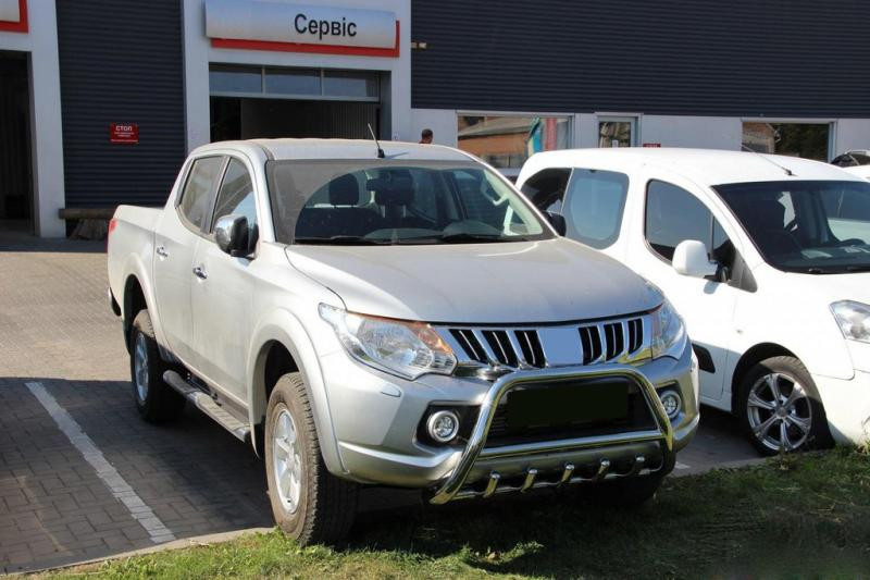 Купити Кенгурятник WT003 (нерж) для Mitsubishi L200 2015-2024 рр