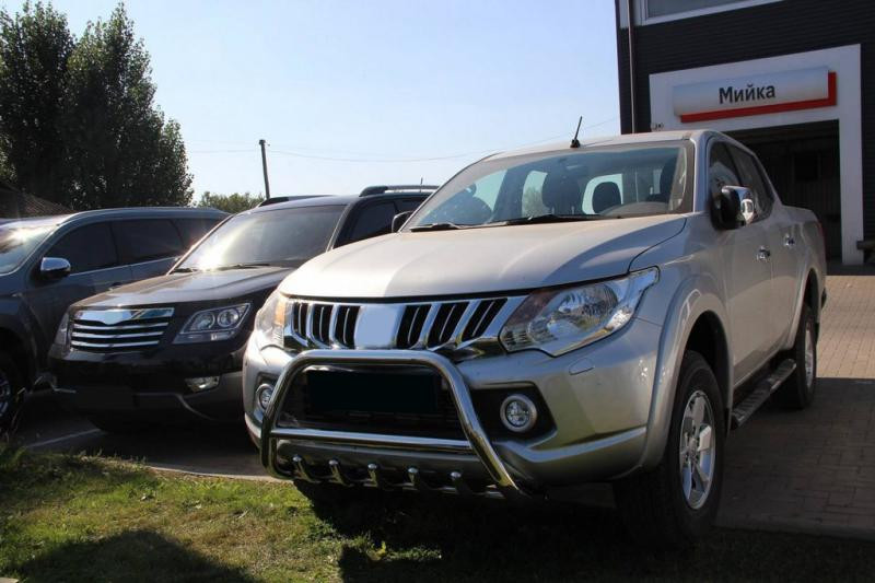 Купити Кенгурятник WT003 (нерж) для Mitsubishi L200 2015-2024 рр
