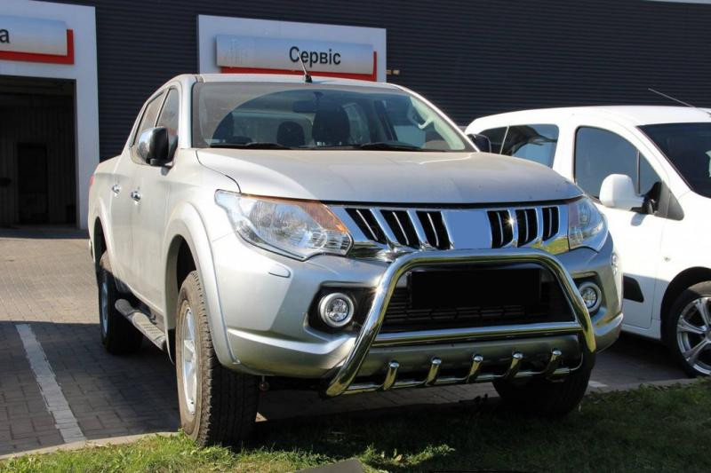 Купити Кенгурятник WT003 (нерж) для Mitsubishi L200 2015-2024 рр