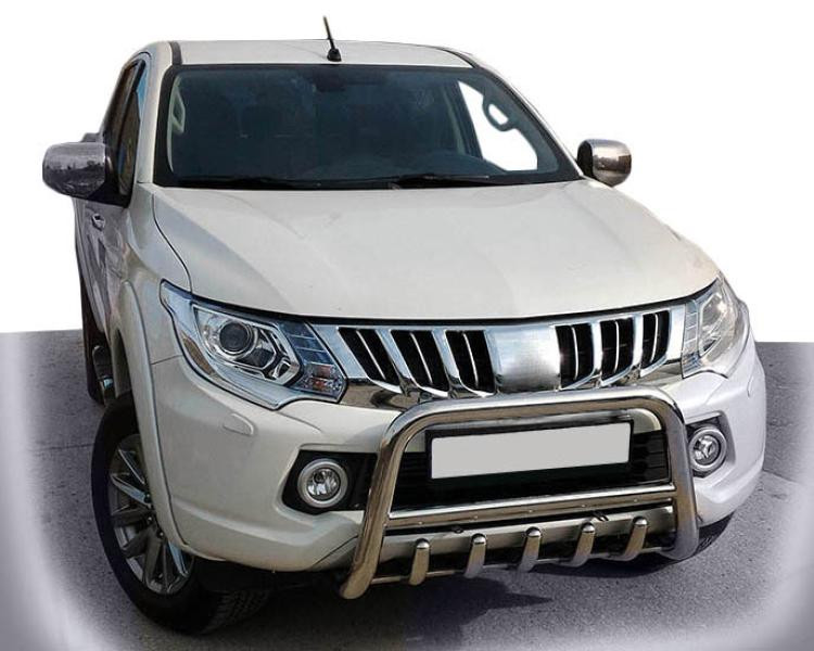 Купити Кенгурятник WT003 (нерж) для Mitsubishi L200 2015-2024 рр