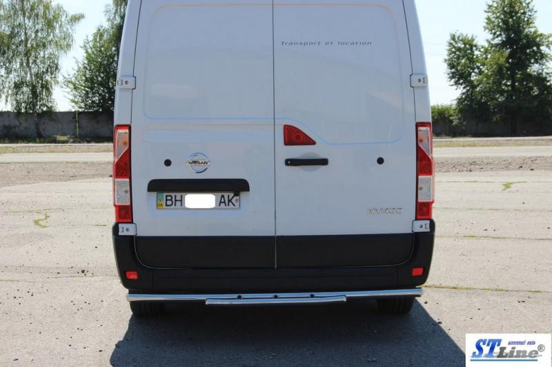 Купити Задня дуга AK011 (нерж.) для Nissan NV400 2010-2024 рр
