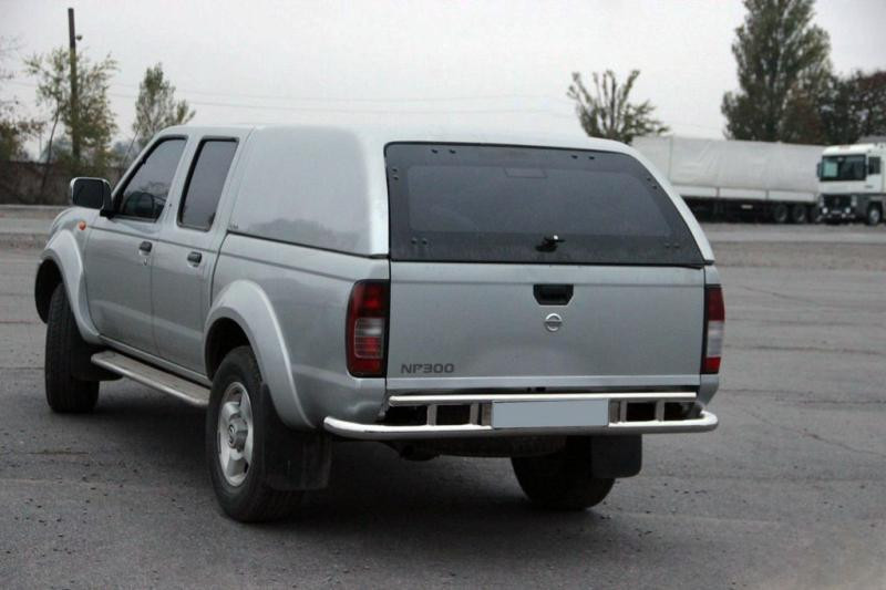 Купить Задняя защита AK004 (нерж) для Nissan NP300 1999-2015