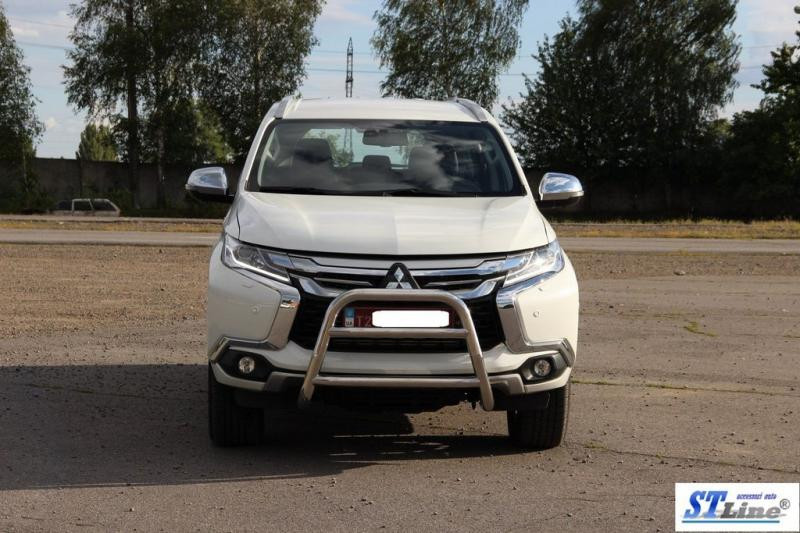 Купити Кенгурятник WT022 (нерж) для Mitsubishi Pajero Sport 2015- рр