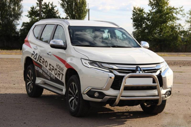 Купити Кенгурятник WT022 (нерж) для Mitsubishi Pajero Sport 2015- рр