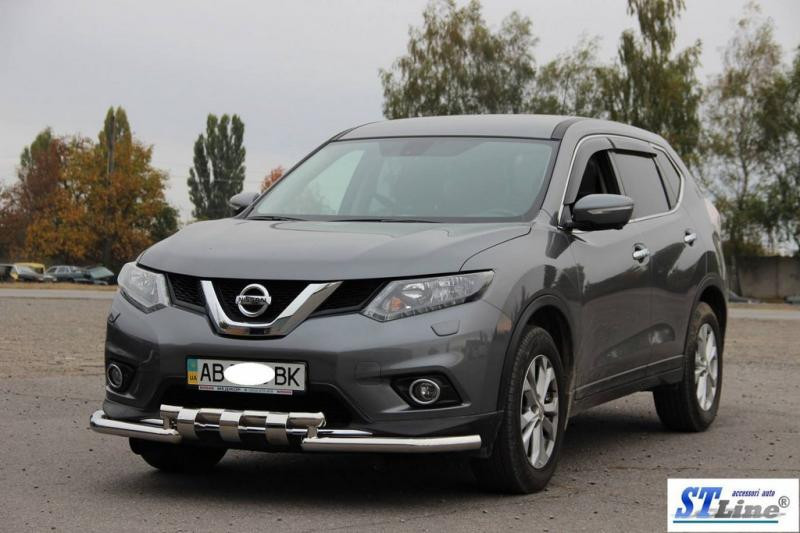 Купить Передняя защита ST009-15 (нерж) для Nissan X-trail T32/Rogue 2014-2021 гг