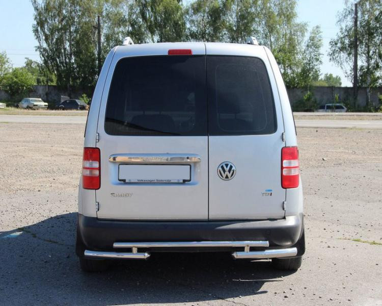 Купити Задня дуга AK003-2 (2 шт., нерж) для Volkswagen Caddy 2004-2010 рр